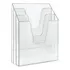 Organizador De Documentos Vertical Triplo Cristal Acrimet