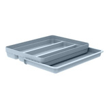Organizador De Gaveta Extensível Azul Martiplast Ou Copo