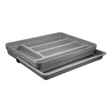 Organizador De Gaveta Talheres Extensível Logic Ol650 Chumbo