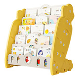 Organizador De Livros Infantil De 4 Prateleiras Carrots Azul