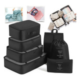 Organizador De Malas Bolsas De Viagem Kit Necessaire 7 Peças