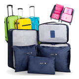 Organizador De Malas Para Viagem Kit 6 Peças Travel Envio