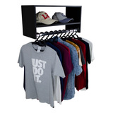 Organizador De Roupas Cabideiro De Parede Arara Nicho 80cm