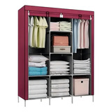 Organizador De Roupas Caixa Decoteam 28105 Loi Brasil Tamanho G Com 8 Divisores Color Vinho
