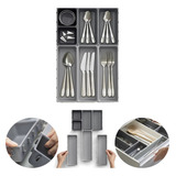 Organizador De Talheres E Trecos 7 Pc Multifuncional Modular