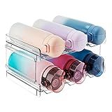 Organizador Empilhável De Garrafas Lifewit Suporte Para Armário Freezer Despensa Plástico Para Cozinha Armário E Escritório Pack Com 2 Unidades Cada Suporte Comporta 3 Recipientes 