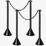 Organizador Filas Postinho Preto 11 Pçs 40 Mts Corrente Pq