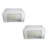 Organizador Guarda Roupa Multiuso Branco Kit 2 Unidades