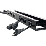 Organizador Guia De Cabos Modulado Baixo Mesa Oculto C 0 5 Metro Cor Preto Abcfixadores