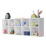 Organizador Horizontal vertical Duplo Com 10 Nichos Ely Cor Branco
