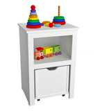 Organizador Infantil Com Baú Aquiles 100 Mdf brinquedos 