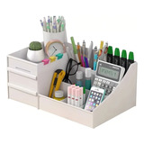 Organizador Mesa Porta Treco Caneta Gaveta Escritório Multiu