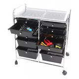 Organizador Multiuso Carrinho 12 Gavetas Prateleiras Premium
