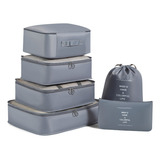 Organizador Necessaire Mala Kit Bolsa Feminina Viagem 6 Pçs