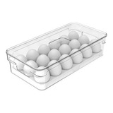 Organizador Ovos Tampa 18 Cavidades Acrilico Geladeira