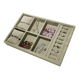 Organizador Para Joias Acessórios Gaveta 30x20x3 5cm Veludo