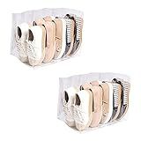 Organizador Para Sapatos Kit 2 Unidades Cristal
