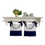 Organizador Porta Fraldas Loja Baby 2 Peças Liso Floral 31cm