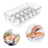 Organizador Porta Ovos 18 Unidade C Tampa Geladeira Cozinha