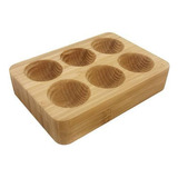 Organizador Porta Ovos 6un Bambu Ecokitchen
