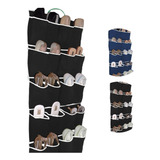 Organizador Sapatos Sapateira Vertical Atrás Porta 20 Bolsos