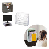 Organizador Triplo Office Fume