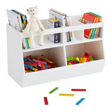 Organizador Viena 100  Mdf  livros Brinquedos Crianças 