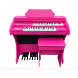 Órgão Eletrônico Cor De Rosa Pink