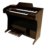 Orgao Eletronico Harmonia Hs75 Tabaco Cor Marrom 220v