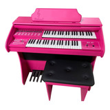 Órgão Eletrônico Rohnes Rs44 Pink