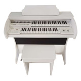 Orgão Rohnes Rs 1 Branco Modelo Novo Loja Jubi Orgãos