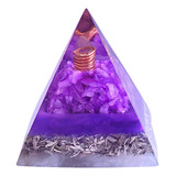 Orgonite Piramide Ametista Natural