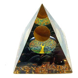 Orgonite Piramide Obesidiana Negra