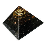 Orgonite Pirâmide Pedra Jaspe Dálmata