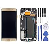 Original LCD Display Touch Panel With Frame For Galaxy S6 Edge G928F Gold 