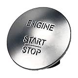 ORIGINSUN Interruptor De Botão De Ignição Sem Chave Para Mercedes-Benz- Prata- Botão De Pressão- Power- 1 Contagem