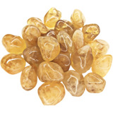 Orixá Iansã 07 Pedras Roladas Citrino Semi Preciosas