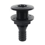 ORLANG Conexões De Casco De 3 10 2 Cm Para Barcos Encaixe De Casco De Plástico ABS Encaixe De Conector Através Do Casco Acessório De Acessórios De Encanamento De Barco Conector De Drenagem Para