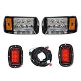 Orle Oko Lanterna Traseira De Farol De LED Para Carrinho De Golfe Para Faróis De Carro De Clube Para Modelos DS 1993 Acima 12 Volts Club Car DS Kit De Luz LED OEM 101988001 101988002