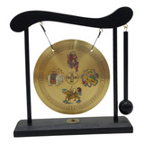Ornamento De Gongo Gongo Chinês Com Suporte Mini Estilo D