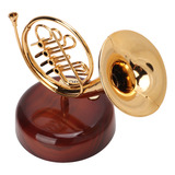 Ornamento De Trompa Francesa Design Clássico Em Miniatura P