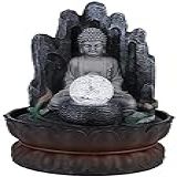 Ornamento Original Da Fonte Da Fonte De Desktop Da Mesa De Desktop Da Tablíntica Do Buddha Ornament Ou O Presente Da Fonte Do Zen Com Luz (us 110v) (size : Us 110v)