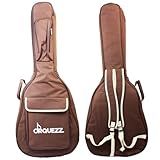 Orquezz - Capa Bag Violão Nylon Almofadada Brown Luxo Reforçada 10mm