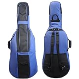 ORQUEZZ Bag Capa Violoncelo Cello Azul Extra Luxo 4 4