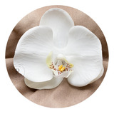 Orquídea Branca Grinalda Flor De Cabelo Noiva Arranjo A22