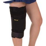 Ortese Imobilizador De Joelho Parcial 32cm Bilateral Preto Tamanho Largo