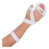 Ortese Tala De Pvc Para Punho Mãos E Dedos Adulto Branco
