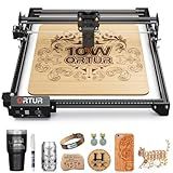 ORTUR Laser Master 2 Gravador A Laser CNC Máquina De Corte De Gravação A Laser Marcação A Laser DIY Para Metal Com Placa Mãe De 32 Bits LaserGRBL LightBurn 400 X 430 Mm Grande área De Gravação LU1 4