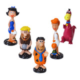 Os Flintstones Em Resina 5 Unidades Com Preço Justo 