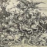 Os Quatro Cavaleiros Do Apocalipse 1497 De Albrecht D Rer 60x83 Tela Canvas Para Quadro